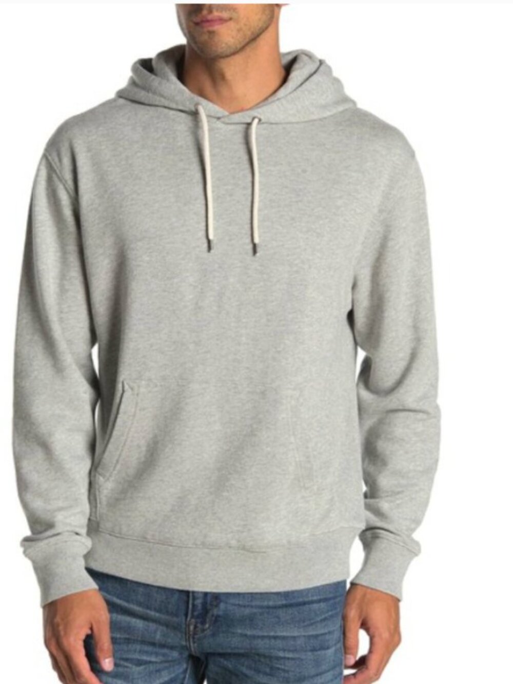 J Crew French Terry Pullover Hoodie  Color: HTHR GREY